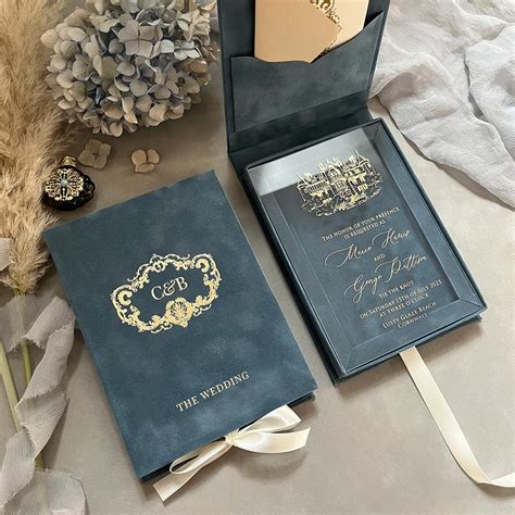 Image result for Box Wedding Invitations