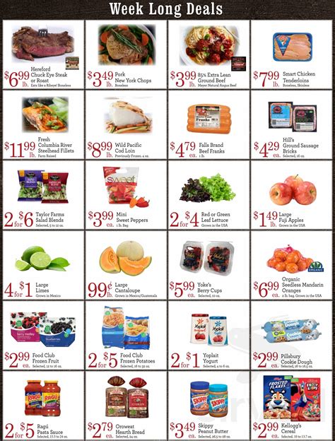 Yoke's Fresh Market - Kennewick menu in Kennewick, Washington, USA