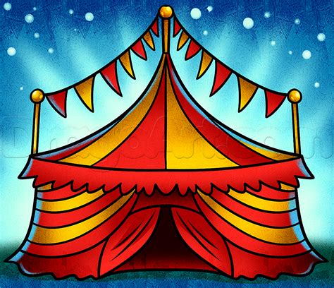 Drawing Of A Circus Tent - Drawing Tips Guide