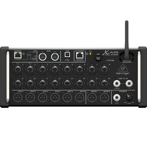 Цифровий мікшер Behringer XR18 - Портативний 18-канальний бездротовий ...