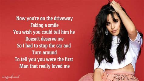 Camila Cabello - First Man (Lyrics) - YouTube | Pop songs, Pop music ...