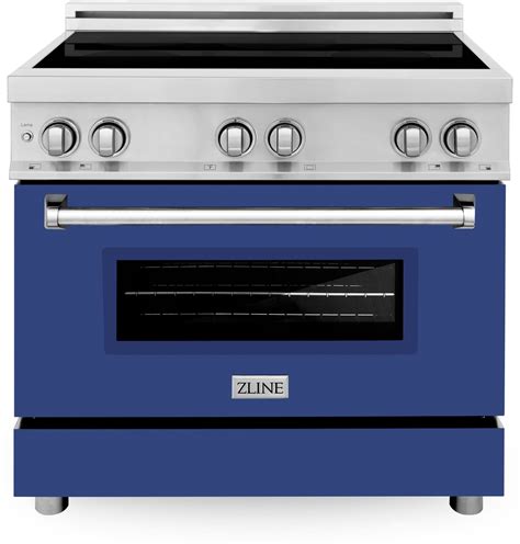 ZLINE RAINDBM36 36 Inch Induction Range with 4.6 cu ft Capacity, 4 Element Stove, Electric Oven ...
