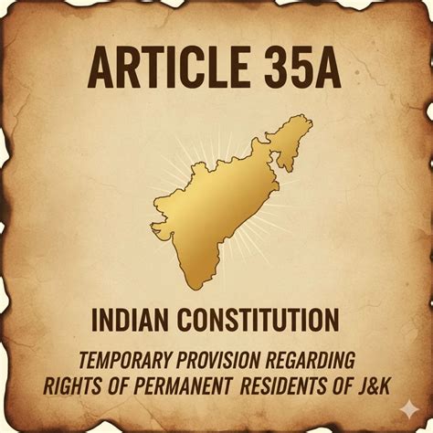 Article 35A of the Indian Constitution | Barristery.in