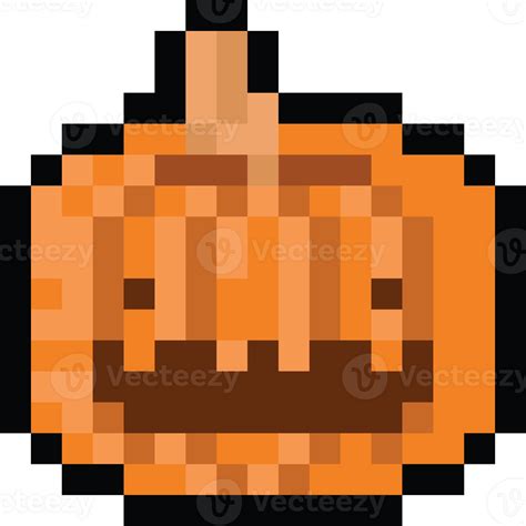 Pixel art cartoon halloween pumpkin head icon 28651921 PNG