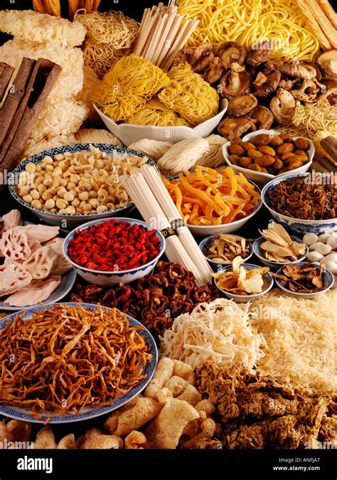 CHINESE COOKING INGREDIENTS Stock Photo - Alamy