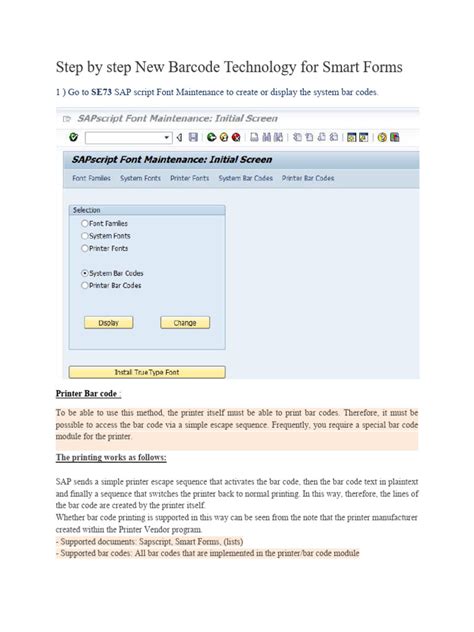 How to Create Bar Code in SAP ABAP Program 的图像结果