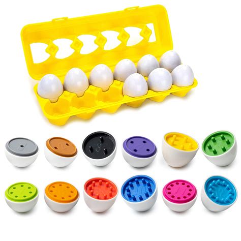 Buy Color & Number Matching Egg Toy - Number Sorting & Color ...