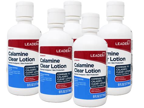 LEADER Calamine Clear Lotion, External Analgesic & Skin Protectant ...