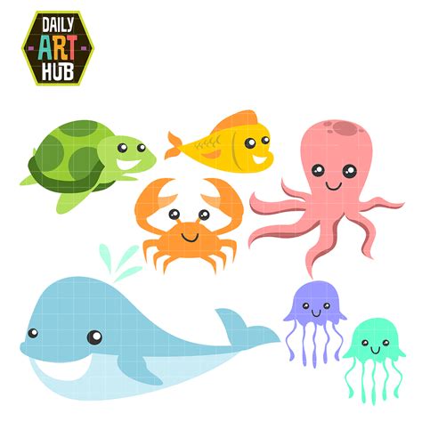 Sea Animals Clipart