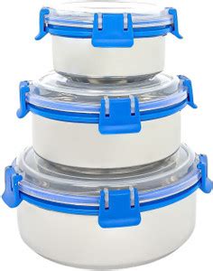 Zaib Stainless Steel Storage Bowl Steel set Disposable Price in India ...