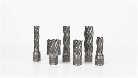 Image result for Using Annular Cutter On Lathe