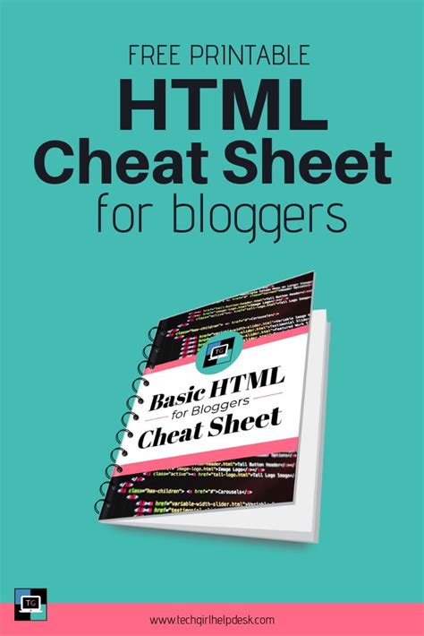 Image result for Basic HTML Code Sheet