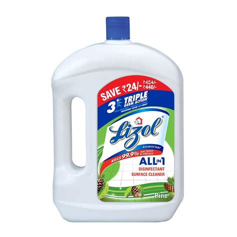 Lizol 2 Litre - Pine, Disinfectant Surface & Floor Cleaner Liquid ...