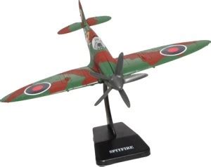 NEW RAY Scale 1:48 WWII Fighter Plane Spitfire with Plastic Stand ...