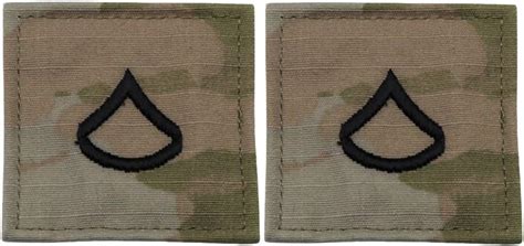 IRA GREEN Pair of Army PFC OCP Rank Patches with Hook Fastener India | Ubuy