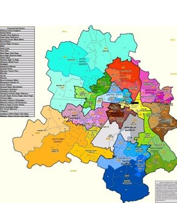 Delhi Districts Name: दिल्ली का नक्शा बदला, अब 11 की जगह हुए 13 जिले ...
