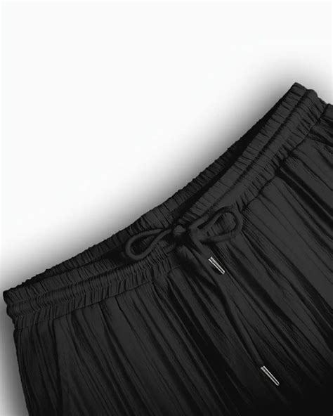 Men's Black Pleated Top Bottom Set – Cotton Bay