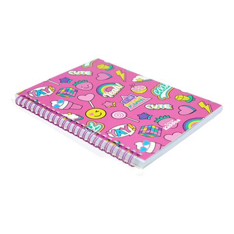 Smily A5 Lined Notebook Pink – Smily Kiddos