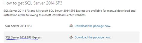 Image result for SQL Server 2014 Express