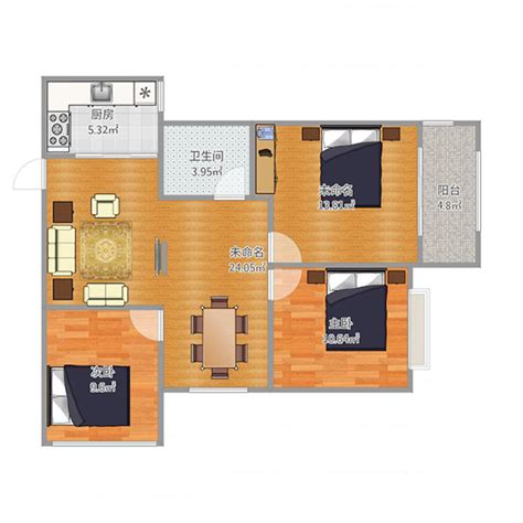 56平精装修设计一房一厅小公寓效果图（图） - 家居装修知识网