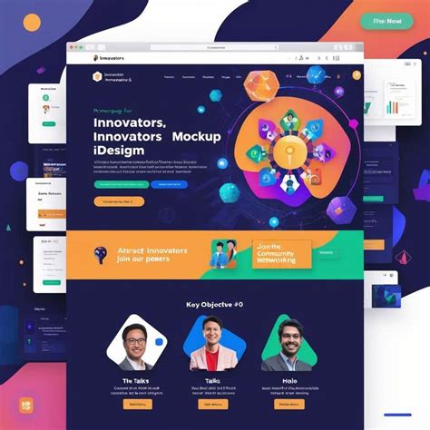 Entry #7 by mstnasimak3 for Home Page Mock Up Design for Innovators ...