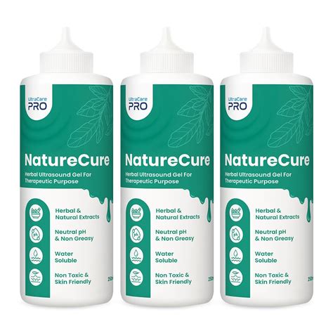 UltraCare PRO NatureCure Ultrasound Gel - Pack of 3 bottles : Amazon.in ...