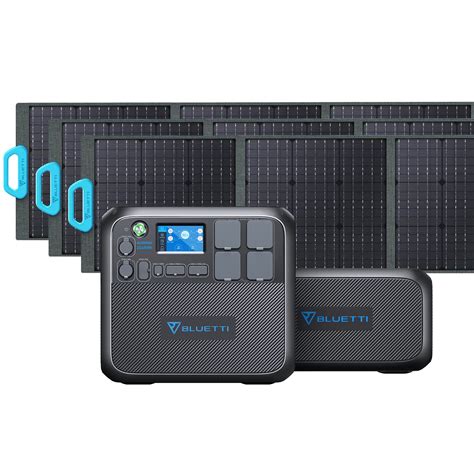 Buy BLUETTI Solar Generator AC200MAX and B230 Expansion Battery with 3 ...