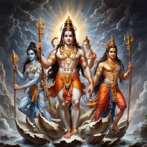 Brahma Vishnu Shiva Trinity