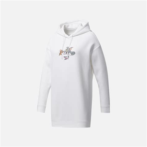 Buy REEBOK TOM AND JERRY HOODED DRESS WHITE – Superkicks