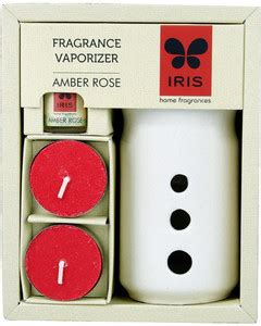 IRIS AMBER ROSE Diffuser Set Amber Rose Fragrance Ceramic Vaporizer ...