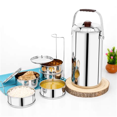 VINOD Steel Hot Insulated TIffins | Buy Insualted Lunch Box Online ...