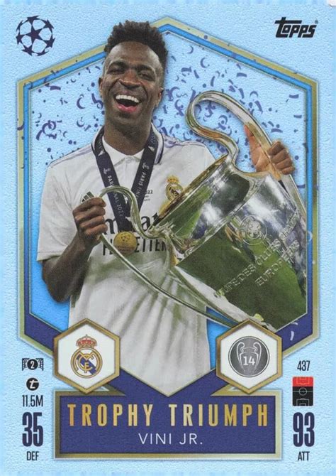 Match Attax 2024 2025 Vini Jr Trophy Triumph Trading Card | Desertcart ...