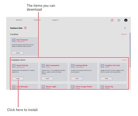 Image result for MSI Center Tutorial
