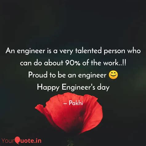 An engineer is a very tal... | Quotes & Writings by Pakhi | YourQuote