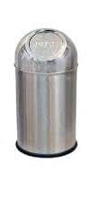 saanvi creations Stainless Steel Push Can Dustbin, Stainless Steel ...