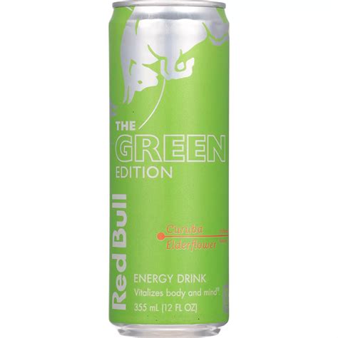 Red Bull Green Edition Curuba Elderflower Energy Drink - Shop Sports ...
