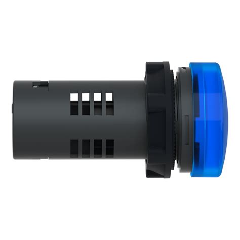 XA2EVB6LC - round pilot light Ø 22 - blue - integral LED - 24 V AC/DC ...