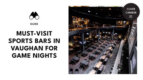 10 Best Sports Bars in Vaughan for Every Big Game [+TIPS!]