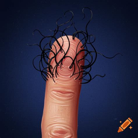 Rusty old nail in a white wall on Craiyon