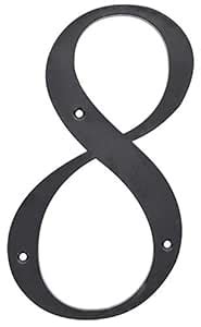 Hillman 847382, 6-Inch Black House Number 8, Nail Plastic : Amazon.in ...