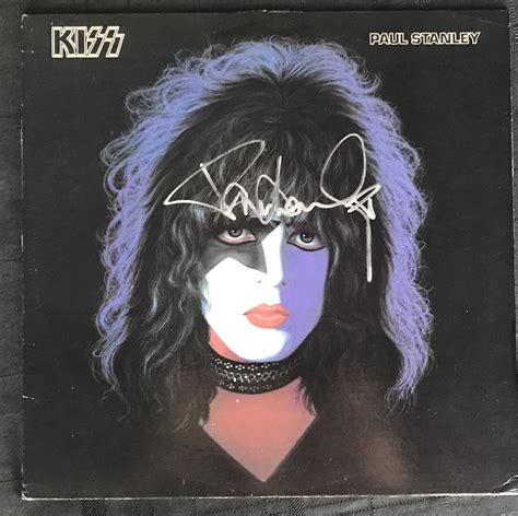 Lot Detail - Paul Stanley Near-Mint Signed Self Titled "KISS" Album (JSA)