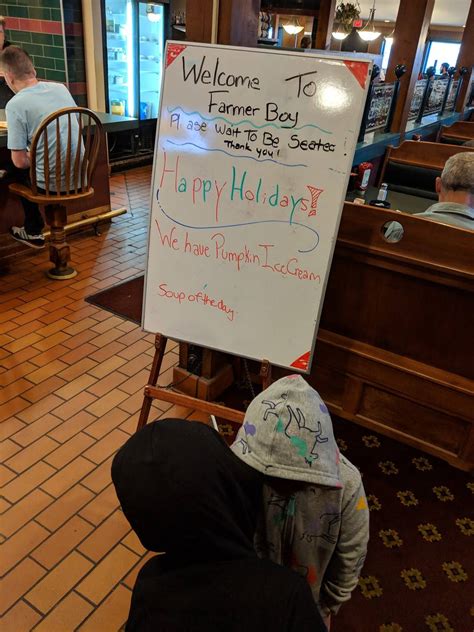 Menu at Farmer Boy Restaurant, Wooster