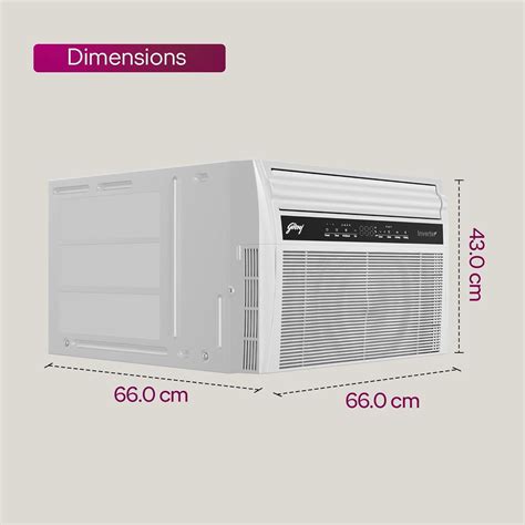 Buy Godrej WIC 18XTC5 WYA 1.5 Ton 5 Star Inverter Split AC Copper 2025 ...