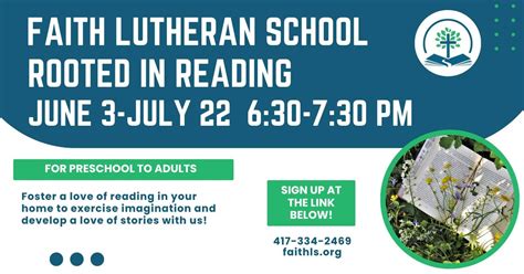 Faith Lutheran School Rooted in Reading Summer Program, 221 Malone Dr ...