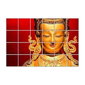 NISH! Buddha Printed Picture Highlighter Tile Mural Backsplash #096 ...