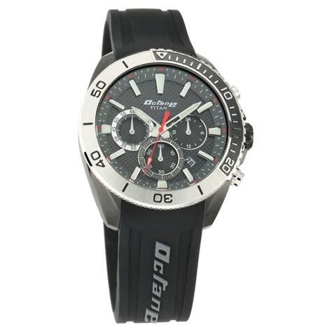 Buy Online Titan Octane Hyper Lume Black Dial Chronograph Silicone ...