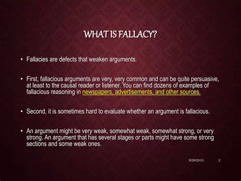 Image result for Fallacy Types