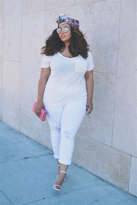 Spring Whites (Gabi Fresh) | Plus size outfits, Plus size white outfit ...
