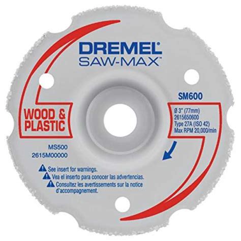 Dremel DSM600 Wood and Plastic Flush Cut Carbide Wheel (3 Inch) Price ...