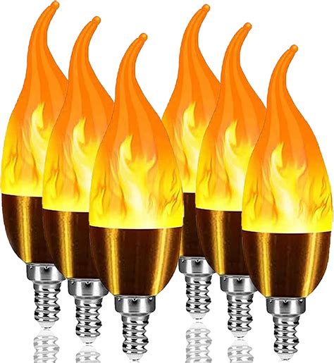 Generic 3W FLICKER FLAME Candle Light Bulb HALLOWEEN CANDLE Lamps, LED ...